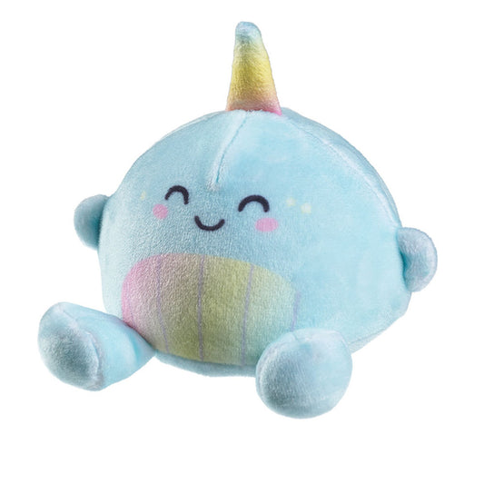 Super Duper Sugar Squisher Plush - Nelly the Narwhal