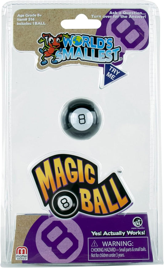 Worlds Smallest Magic 8 Ball, Classic Black