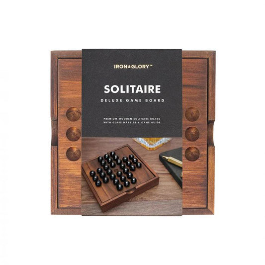 Iron & Glory | Solitaire Game | Wooden Puzzle Board Games for Adults | Puzzle Games