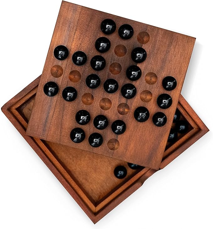 Iron & Glory | Solitaire Game | Wooden Puzzle Board Games for Adults | Puzzle Games