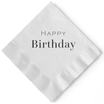 Happy birthday LUNCHEON NAPKIN