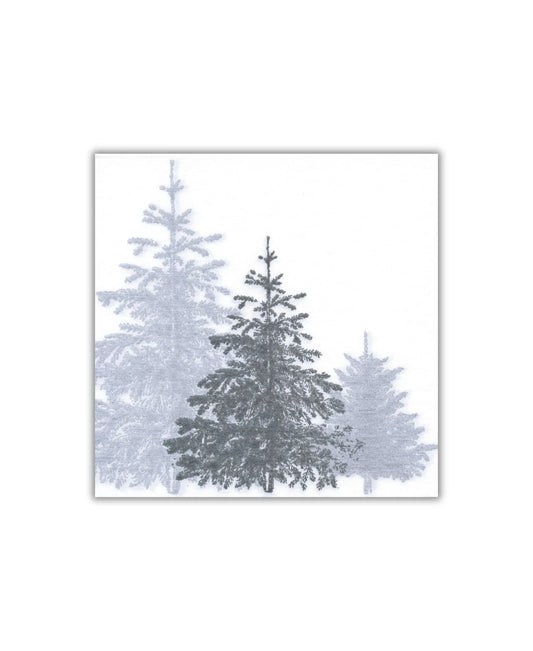FRANCOISE PAVIOT "SILVER FOREST " DINNER NAPKIN