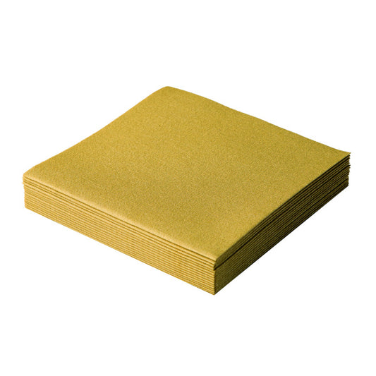 FRANCOISE PAVIOT "SOLID GOLD" DINNER NAPKIN