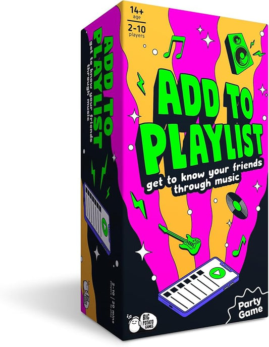 Add to Playlist card game