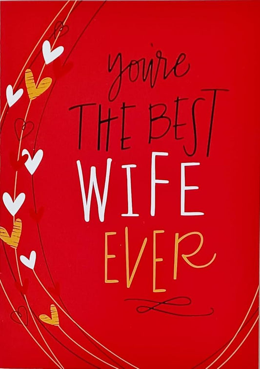 You’re the best wife ever card