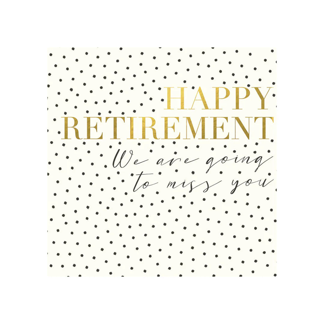 Happy retirement card