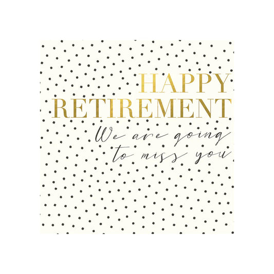 Happy retirement card