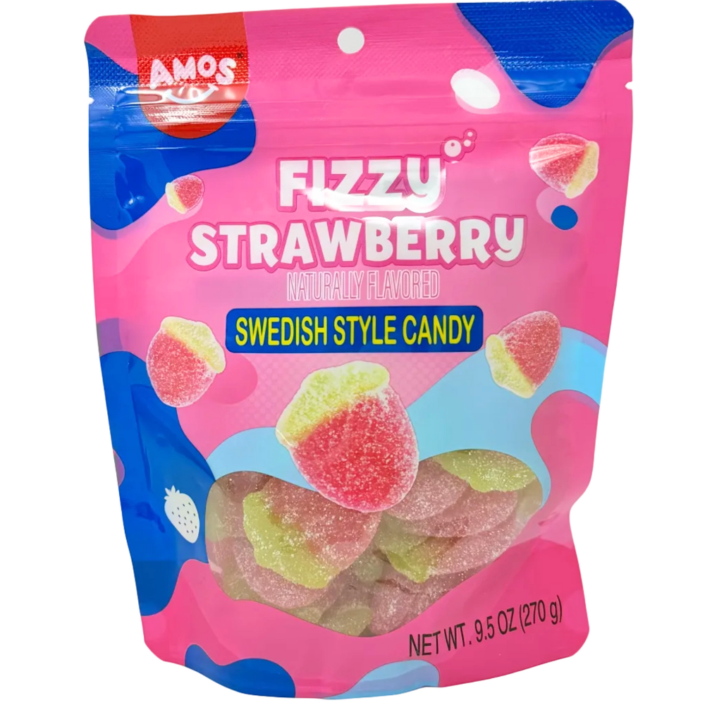 Amos Swedish Style Fizzy Strawberry - 9.5oz – Party Rock