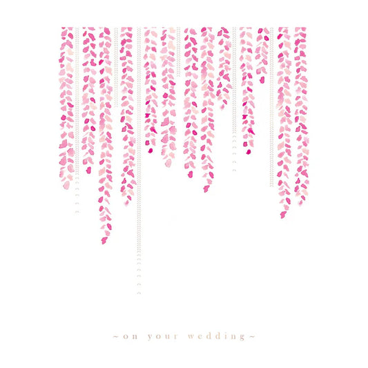 Hanging Vines Wedding Card