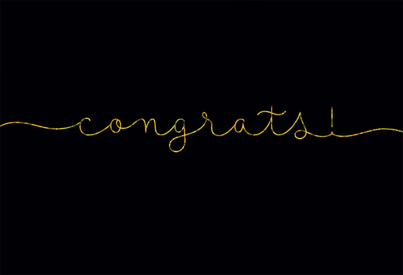 Congrats