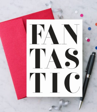 FANTASTIC card