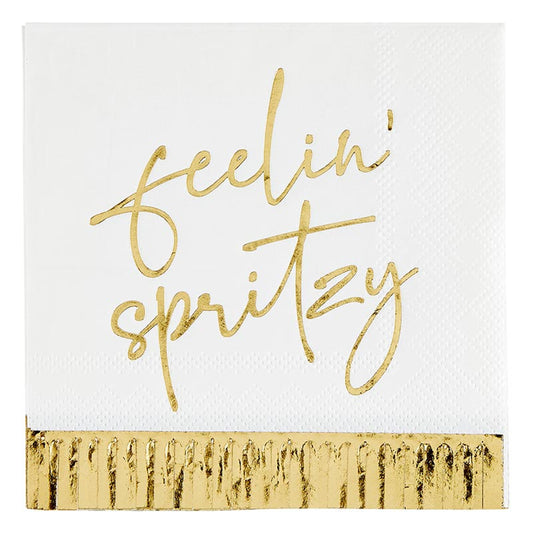 Feelin’ spritz cocktail napkin