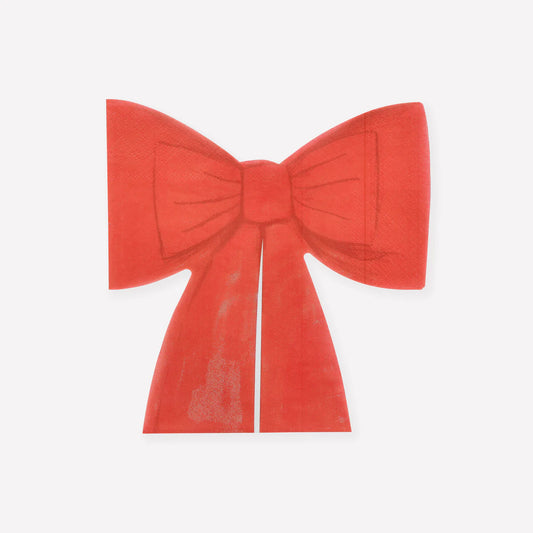 Red bow Napkin Meri Meri