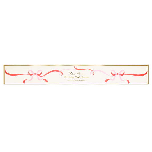 Ribbon bow table | Meri meri