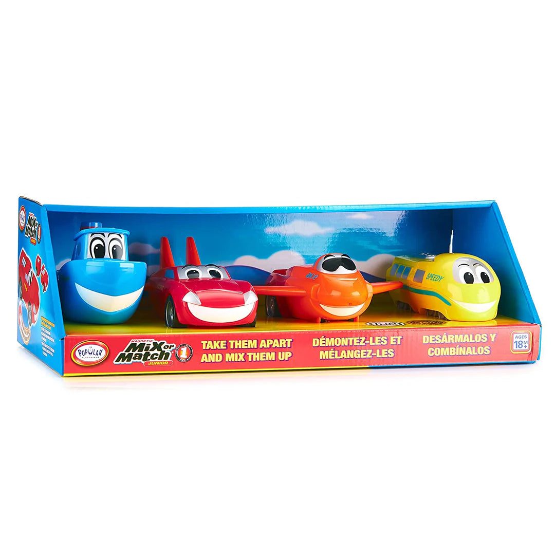 My First Mix & Match Magnetic Vehicles