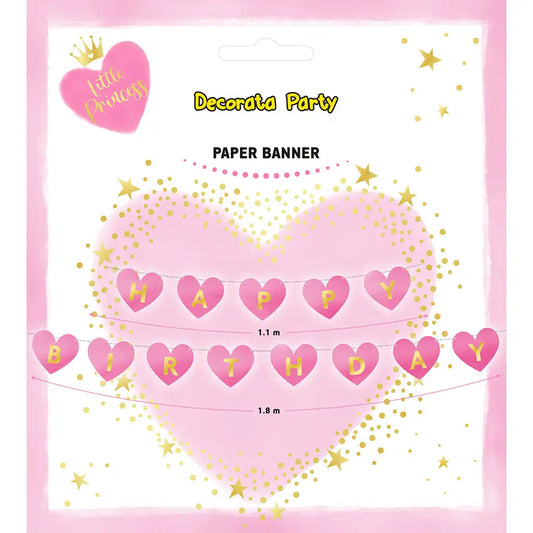 Little Princess Happy Birthday Banner