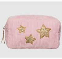 CORDUROY STAR COSMETIC BAG