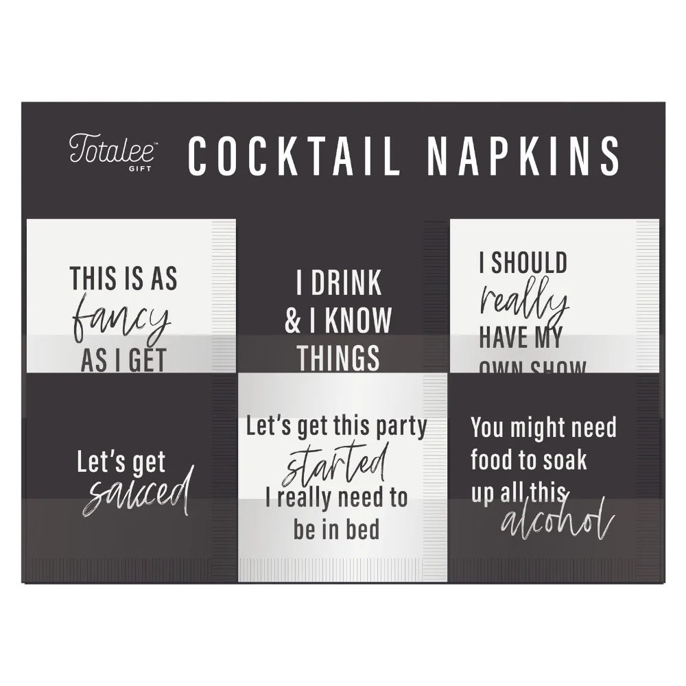 TOTALEE COCKTAIL NAPKINS