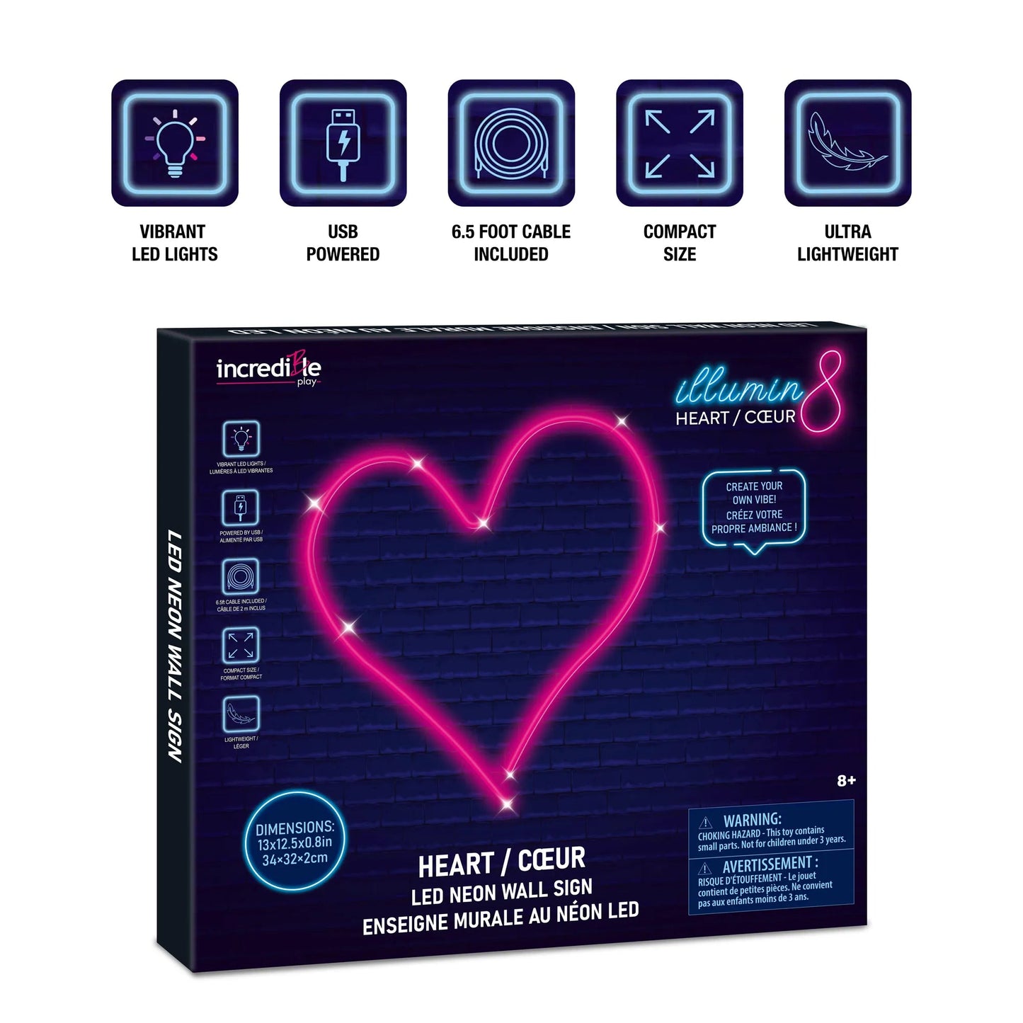 ILLUMIN8 HEART NEON LIGHT