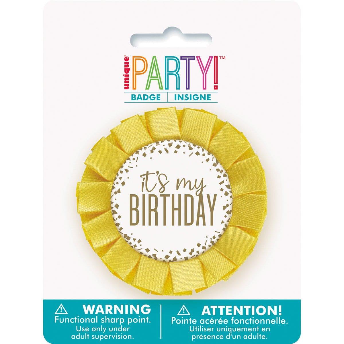It’s my birthday yellow badge