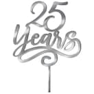 25 years cake topper