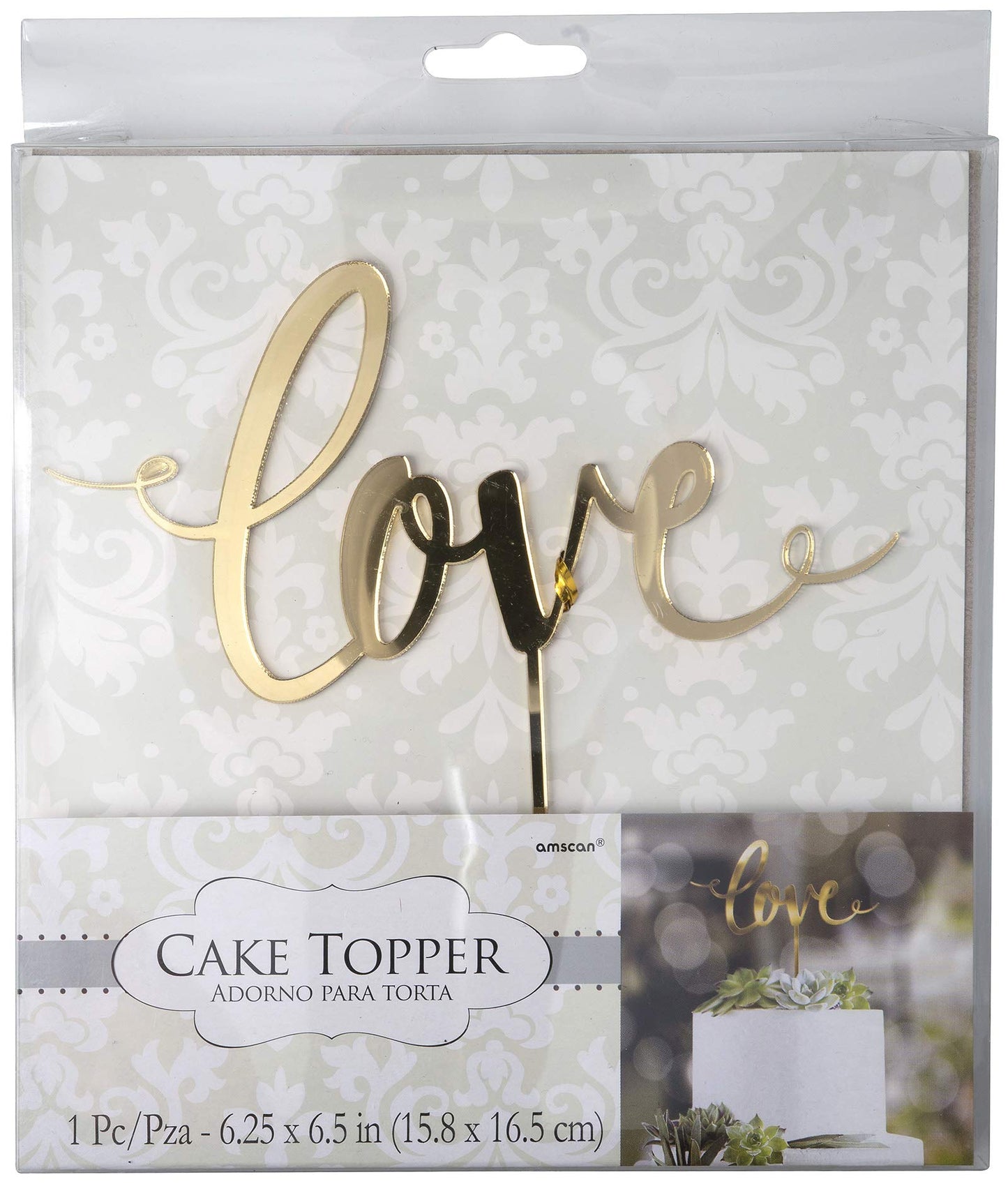 Love cake topper