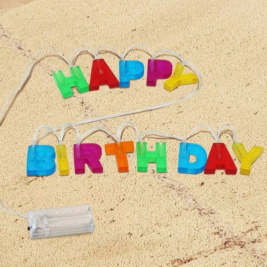 HAPPY BIRTHDAY STRING LIGHT UP