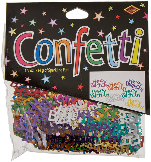 HAPPY BIRTHDAY CONFETTI