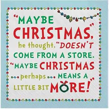 CHRISTMAS DINNER NAPKIN