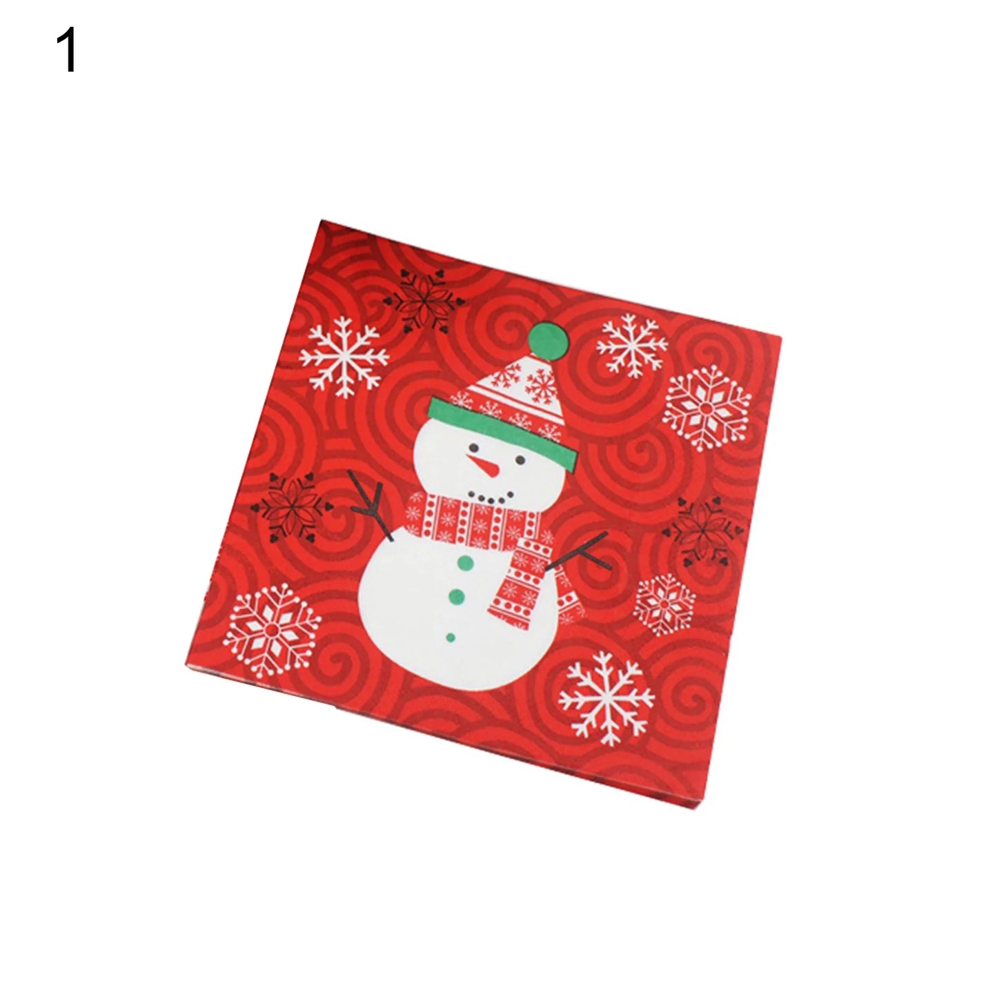 SNOWMAN LUNCH NAPKIN