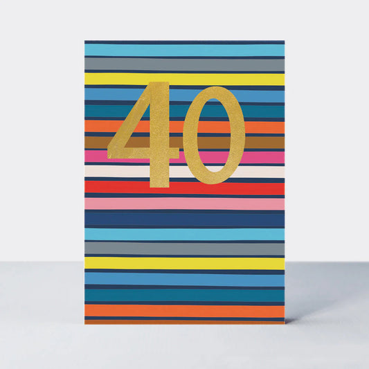 40th birthday card