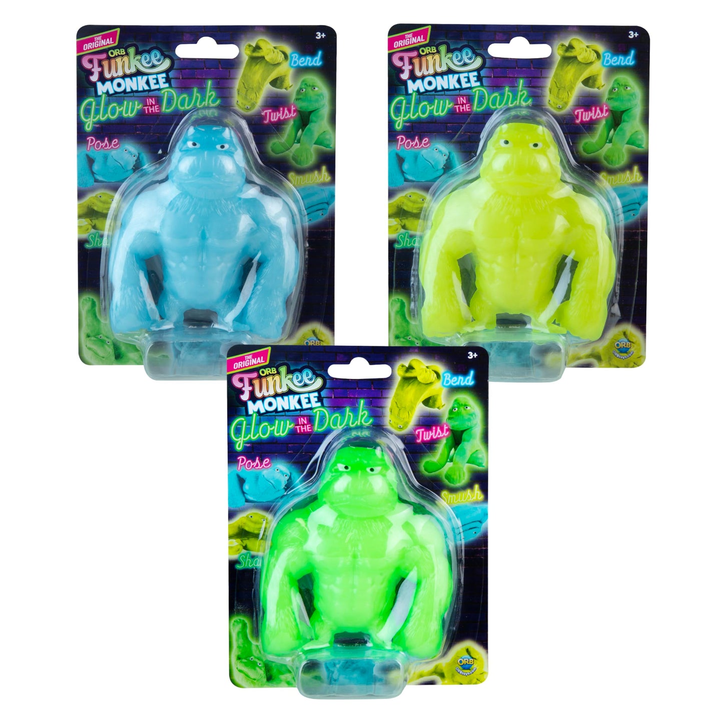 ORB Mega GLOW IN THE DARK Funkee Monkee