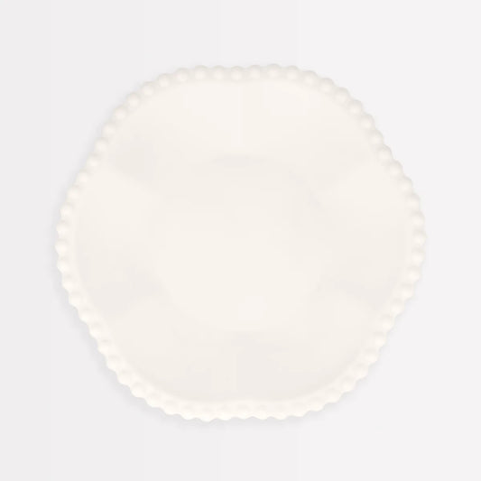 CREAM DOT EDGE SIDE PLATES - MERI MERI