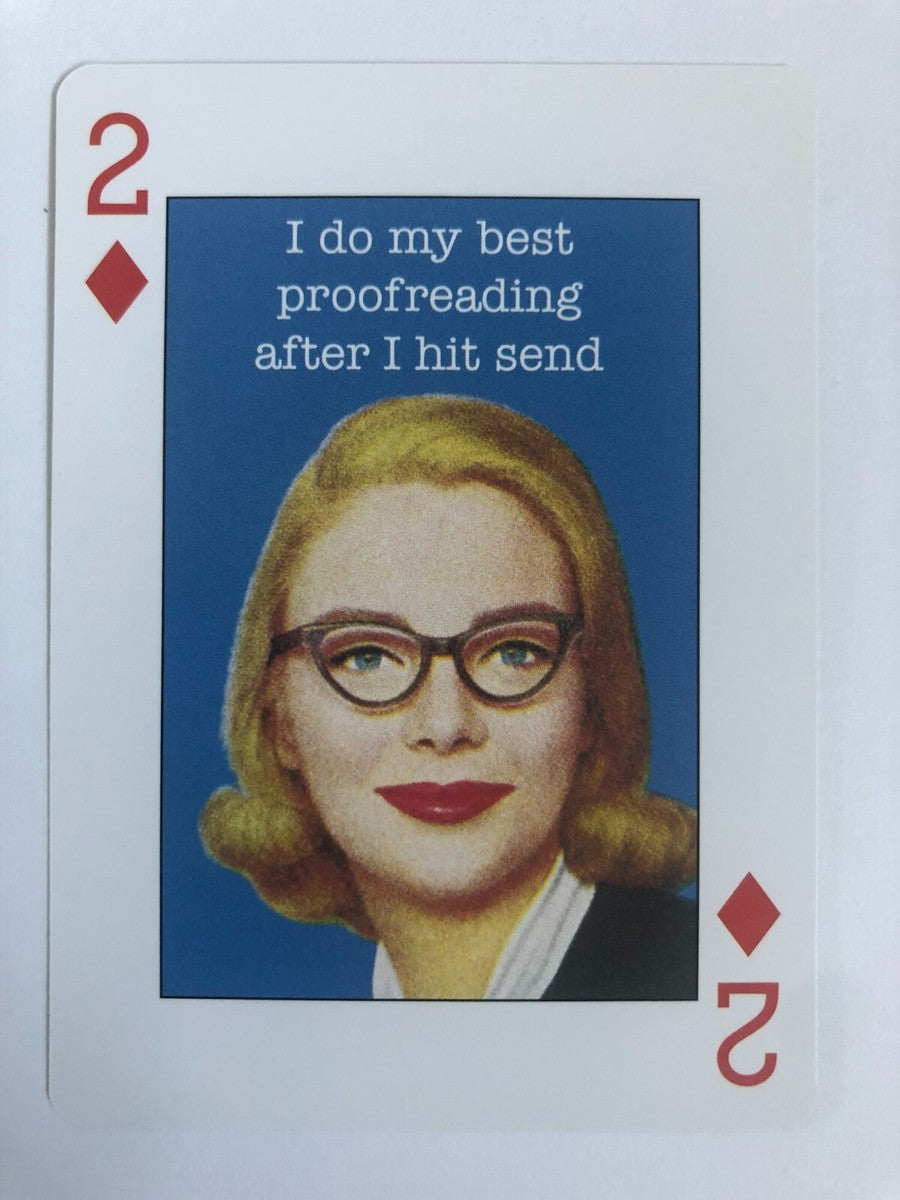 Proofreading card