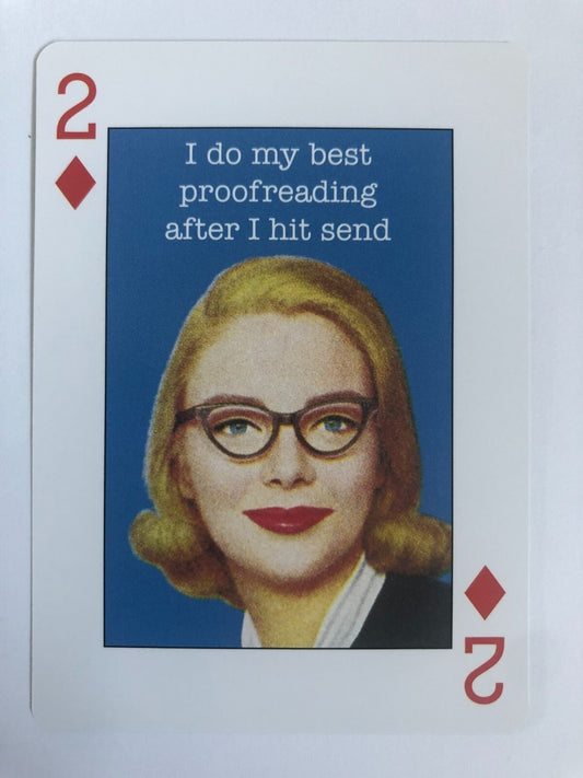 Proofreading card