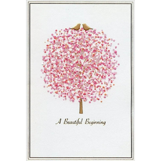 A BEAUTIFUL BEGINNING CARD