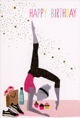 YOGA BIRTHDAY CARD