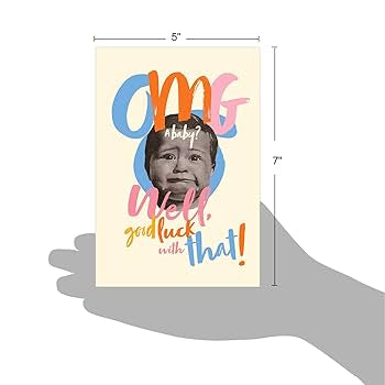 FUNNY BABY GREETING CARD