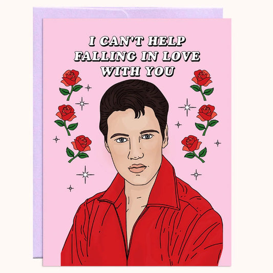 I CANT HELP FALLING IN LOVE WITH YOU CARD