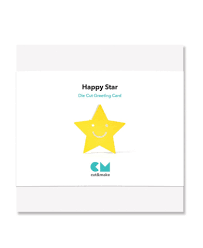 HAPPY STAR DIE CUT