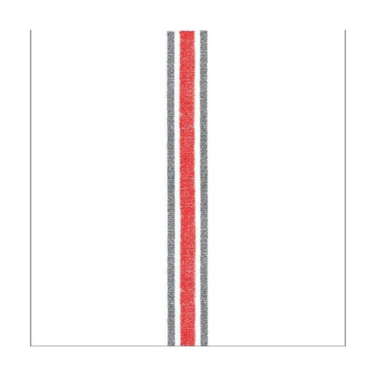 Red Stripe Dinner Napkin