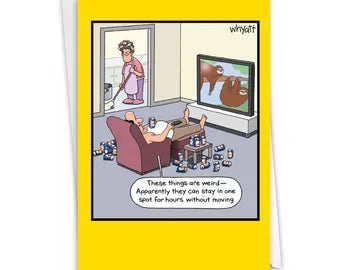 THESE THONGS ARE WEIRD CARD