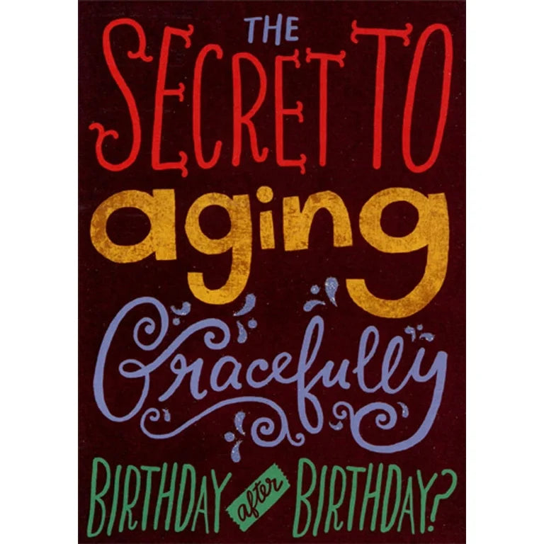 Secret aging card