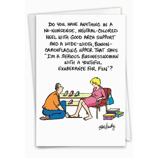 Do you have anything in a no-nonsense card