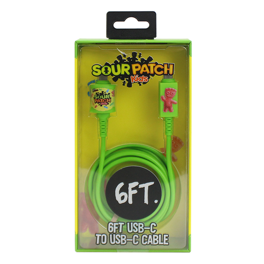 Sour Patch Kids 6-Ft Type C to USB-C Cable