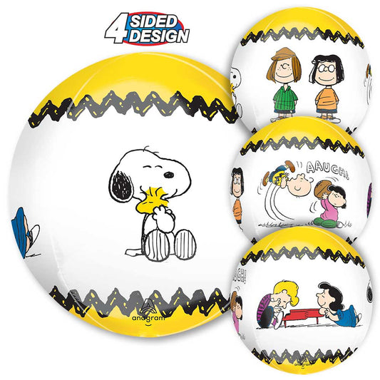 16 inch PEANUTS ORBZ foil balloon