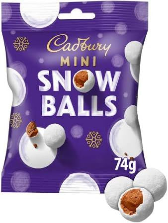 Cadbury Mini Snow Balls - 74g