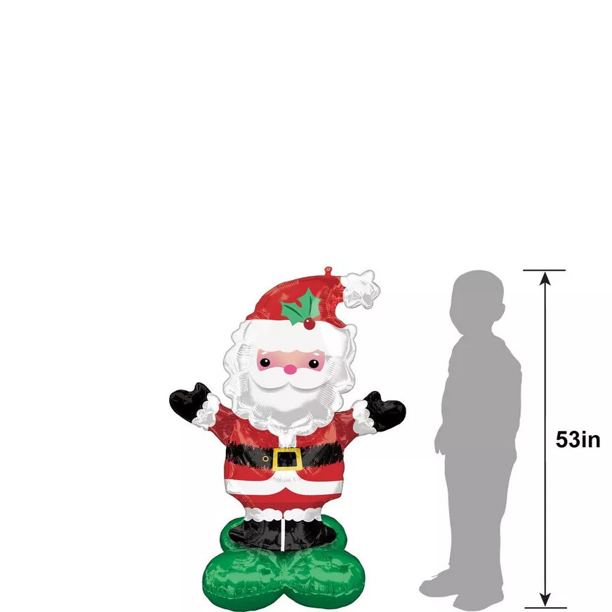 Air loons Santa stand up foil balloon
