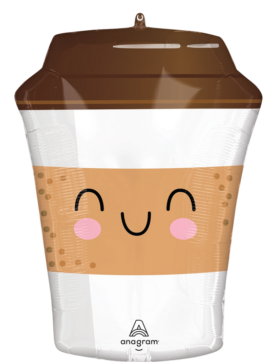 21" SuperShape Sippy Friends Coffee To Go Foil Balloon