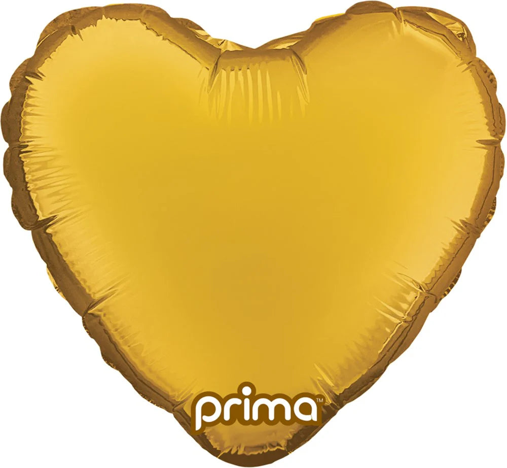 PRIMA GOLD HEAR FOIL BALLOON